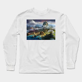 Map of Keilah Long Sleeve T-Shirt